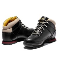 Timberland Euro Sprint Mid Hiker Mountain Boots Black Beige