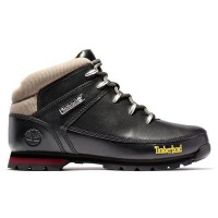 Timberland Euro Sprint Mid Hiker Mountain Boots Black Beige