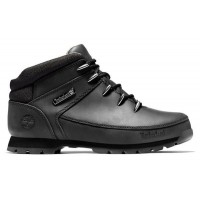 Timberland Euro Sprint Mid Hiker Mountain Boots All Black