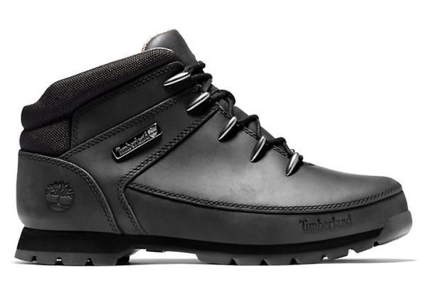 Timberland Euro Sprint Mid Hiker Mountain Boots All Black