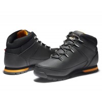 Timberland Euro Sprint Mid Hiker Mountain Boots Black Orange