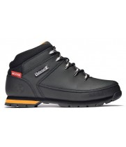 Timberland Euro Sprint Mid Hiker Mountain Boots Black Orange