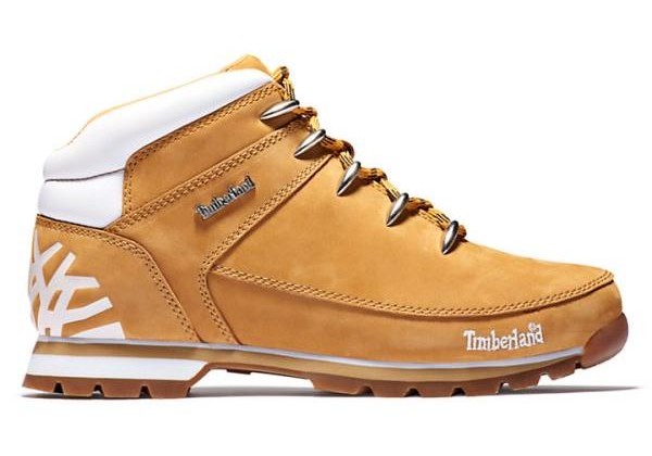 Timberland Euro Sprint Mid Hiker Mountain Boots Yellow White