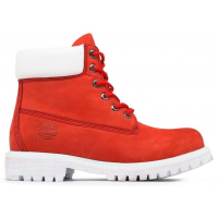 Ботинки Timberland 17061 Red White красные женские