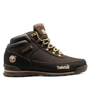 Зимние кроссовки Timberland Euro Sprint Brown коричневые