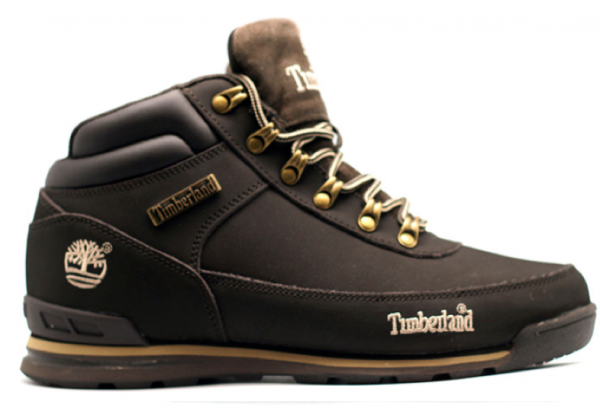 Зимние кроссовки Timberland Euro Sprint Brown коричневые