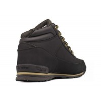 Timberland World Hiker Brown черные зимние с мехом