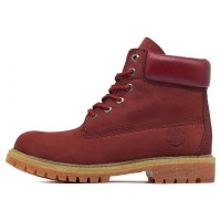 Ботинки Timberland 17061 Bardo бордовые демисезонные