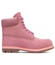 Ботинки Timberland 10061 Pink розовые демисезонные