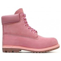 Ботинки Timberland 10061 Pink розовые демисезонные