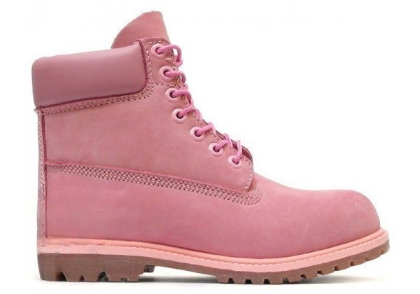 Ботинки Timberland 10061 Pink розовые демисезонные