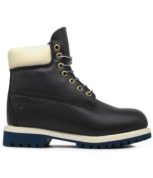 Ботинки Timberland 17061 Leather Navy White зимние