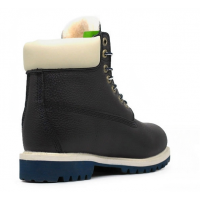 Ботинки Timberland 17061 Leather Navy White зимние