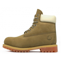 Ботинки Timberland 17061 Olive зимние с мехом