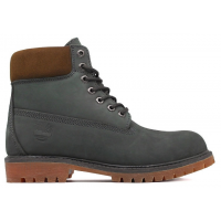 Ботинки Timberland 17061 Grey серые зимние