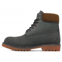 Ботинки Timberland 17061 Grey серые зимние