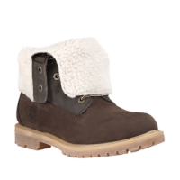 Ботинки Timberland Teddy Fleece Brown с натуральным мехом