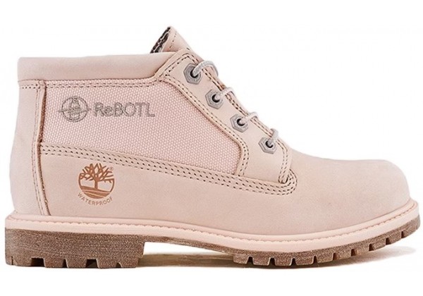 Timberland Women's Nellie Chukka Waterproof ReBOTL Ankle Boots Pale Pink