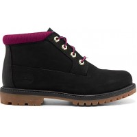 Timberland Women's Nellie Chukka Waterproof Boot Black Pink