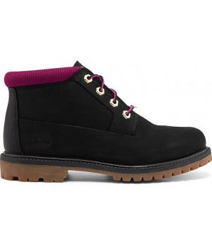 Timberland Women's Nellie Chukka Waterproof Boot Black Pink