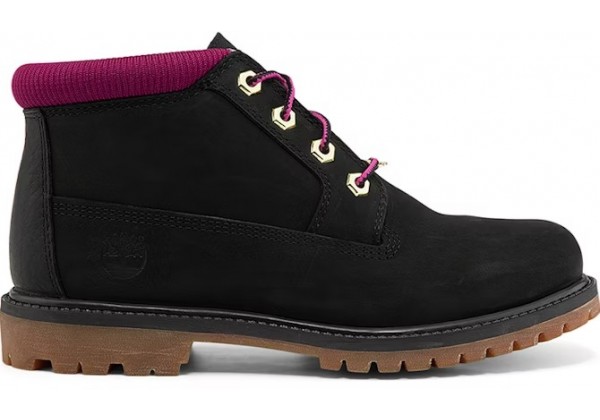 Timberland Women's Nellie Chukka Waterproof Boot Black Pink