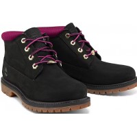 Timberland Women's Nellie Chukka Waterproof Boot Black Pink