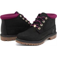 Timberland Women's Nellie Chukka Waterproof Boot Black Pink