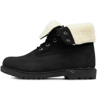 Ботинки Тимберленд Teddy Fleece black черные (36-41)