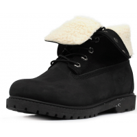 Ботинки Тимберленд Teddy Fleece black черные (36-41)