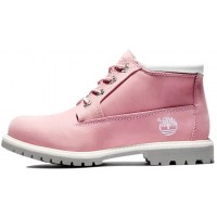 Timberland Women's Nellie Ankle Boot Pink Nubuck