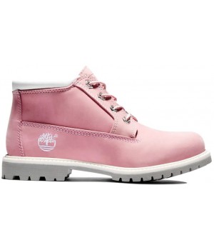 Timberland Women's Nellie Ankle Boot Pink Nubuck