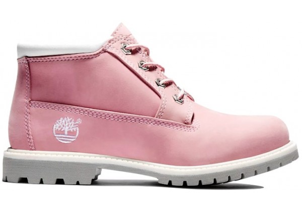 Timberland Women's Nellie Ankle Boot Pink Nubuck