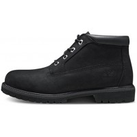 Timberland Women's Nellie Double Waterproof Ankle Boot Black Nubuck