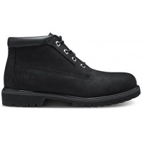 Timberland Women's Nellie Double Waterproof Ankle Boot Black Nubuck