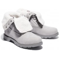 Timberland Women's Linden Woods Fleece Boots Medium Grey Nubuck