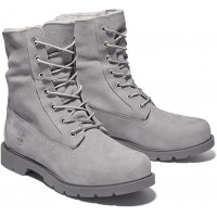 Timberland Women's Linden Woods Fleece Boots Medium Grey Nubuck