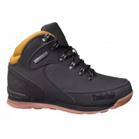 Обувь Timberland World Hiker Brown черные зимние с мехом