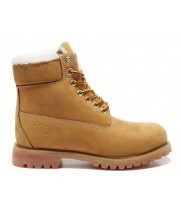  Timberland ботинки 10061 желтые зимние с мехом (36-46) 