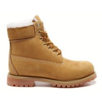 Timberland ботинки 10061 желтые зимние с мехом (36-46) 