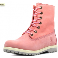 Ботинки Тимберленд Teddy Fleece Pink розовые (36-41)