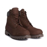 Timberland ботинки 10061 коричневые зимние с мехом (36-46)