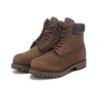 Timberland ботинки 10061 коричневые зимние с мехом (36-46)