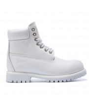 Timberland 6-Inch Premium Boot Waterproof All White женские