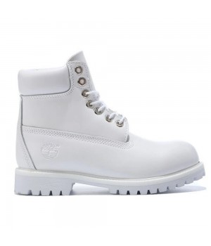 Timberland 6-Inch Premium Boot Waterproof All White женские