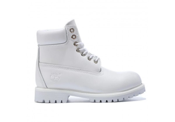 Timberland 6-Inch Premium Boot Waterproof All White женские