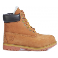 Timberland ботинки 17061 Rust Рыжие зимние с мехом (36-46)