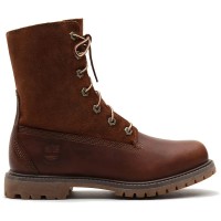 Ботинки женские Timberland Teddy Fleece Coffee Коричневые (36-41)