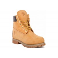 Timberland ботинки 10063 желтые зимние с мехом