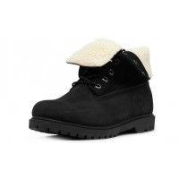 Ботинки Тимберленд Teddy Fleece Black черные (36-41)