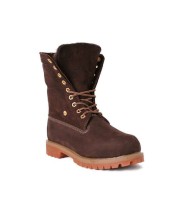 Женские Timberland Teddy Albina коричневые зимние с мехом (36-41)